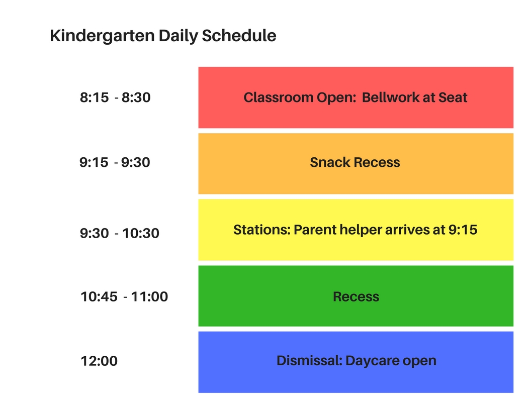 Bell Schedule Faith Christian School Inc 